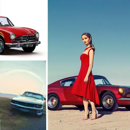 Как авто становятся частью модных фотосессий