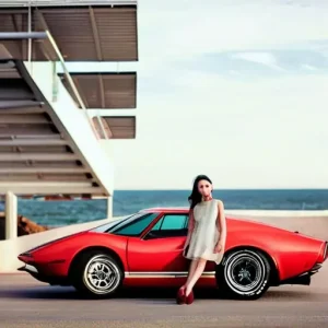 Как авто становятся частью модных фотосессий