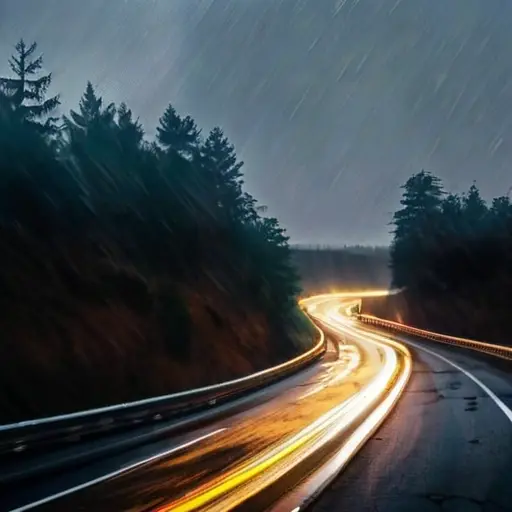 Атмосфера дождливых дорог и её влияние на стиль авто