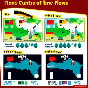 Локации стран, где время течёт по-другому